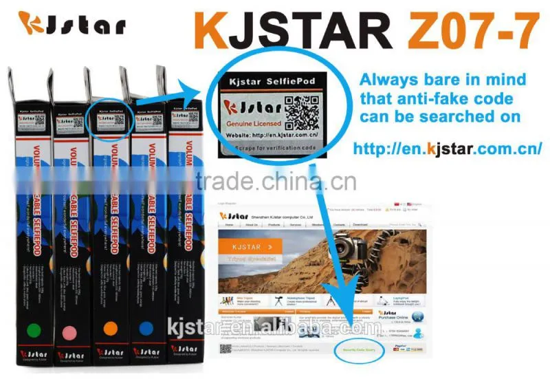 KJstar Z07-7 Volume Key Cable Selfiepod