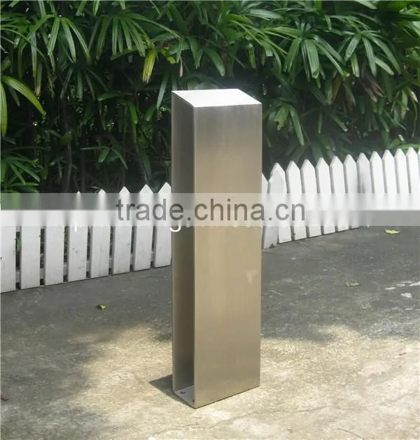 316 stainless steel parking bollard lockable and removable bollard