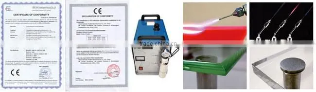 300W Portable Oxygen Hydrogen Flame Generator Acrylic Polishing Machine, 95L 1 Gas Torch free, 110V