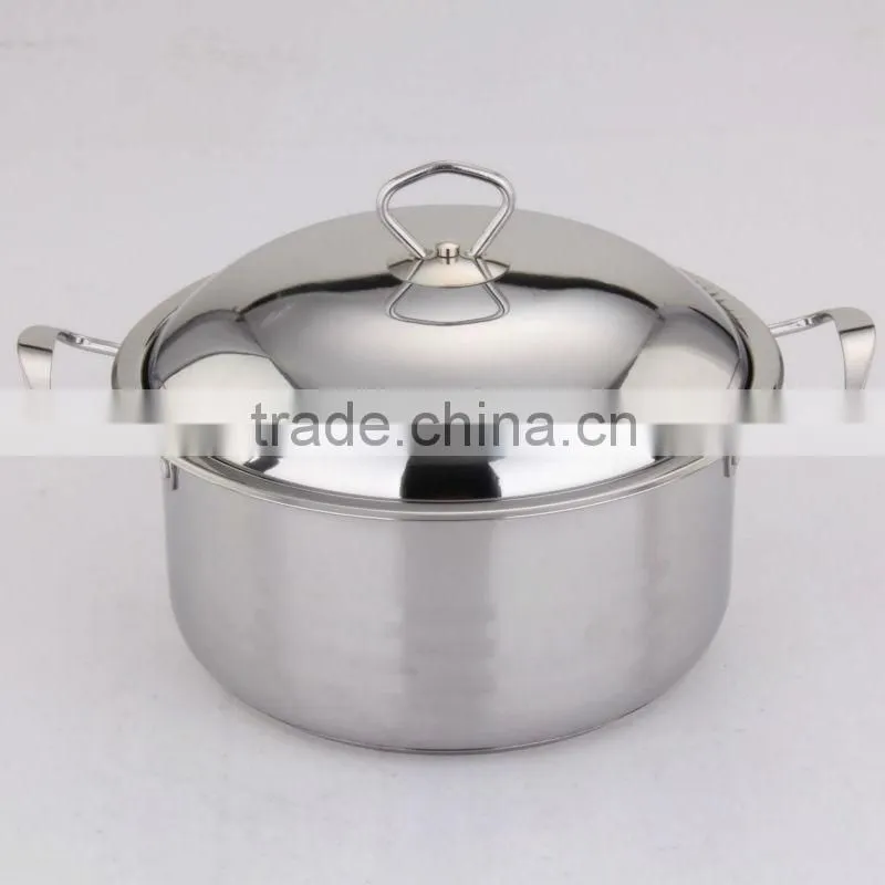 Stainless Steel Cookware Sets Broad-Edge Soup Pot