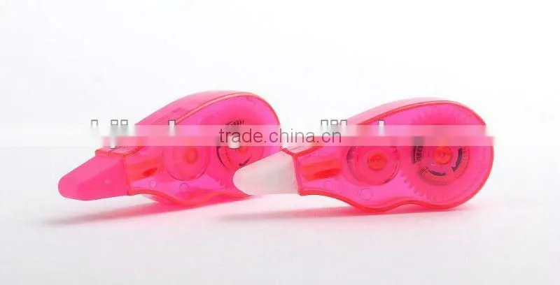 plastic transparent mini correction tape