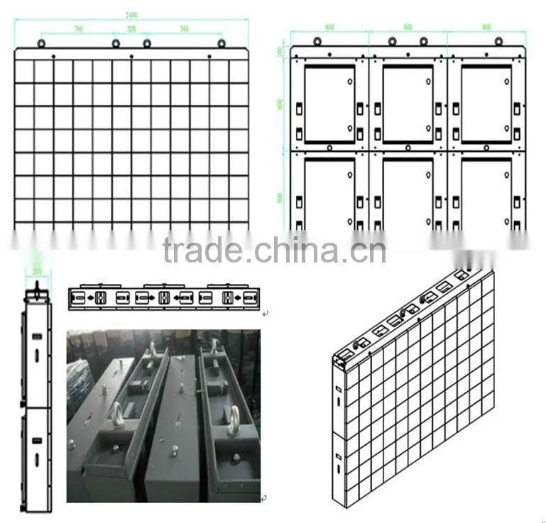 p4 outdoor rental led display, indoor rental die-casting aluminium led display