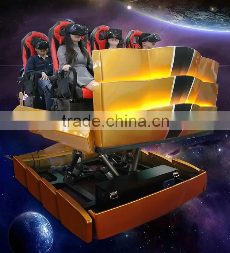 Senchuang 360 degree virtual reality simulator vr cinema with motion chairs