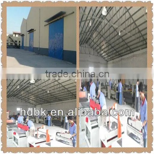 ATC wood carving machine with drill and saw blade