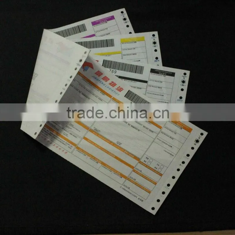consignment note printing service
