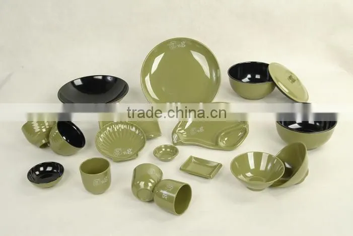 High quality colourful set Melamine Tableware