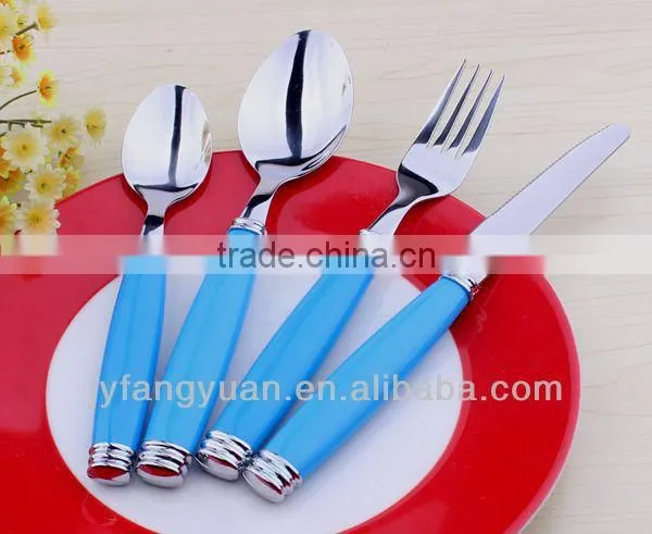 Chinese Stainless Steel Western Style Round Handle Flatware