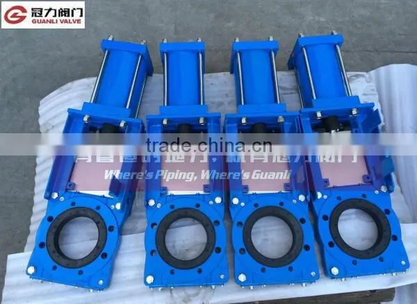 KGD Slurry Knife Gate Valve pneumatic type