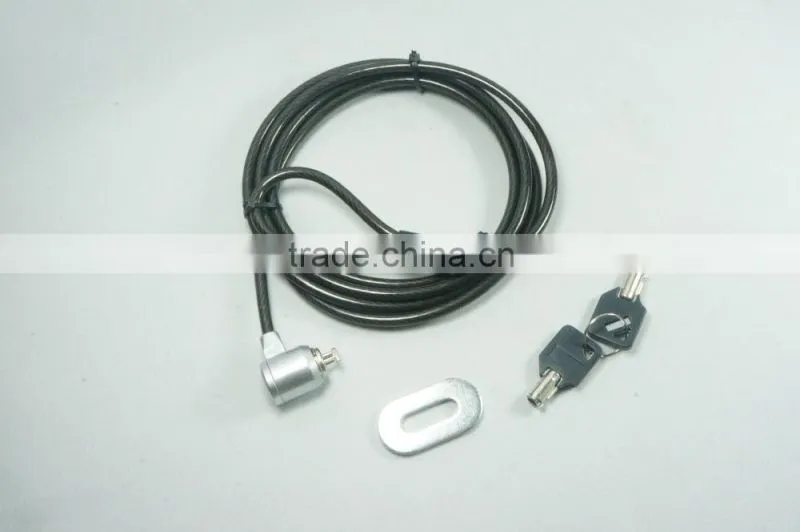 push-lock laptop lock Key Type pc lock security cable computer lock kensington lock master key