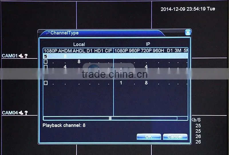 CCTV DVR 8 Channel With Hi3531 AHD DVR 720P Real Time 8Ch Playback DVR Recorder Max to 4TB