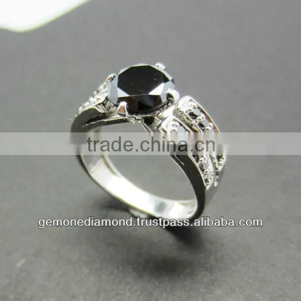 Black Moissanite Rings Wholesaler In India