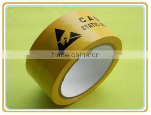 ESD BOPP film Clear Caution Tape For Industrial Warning Use