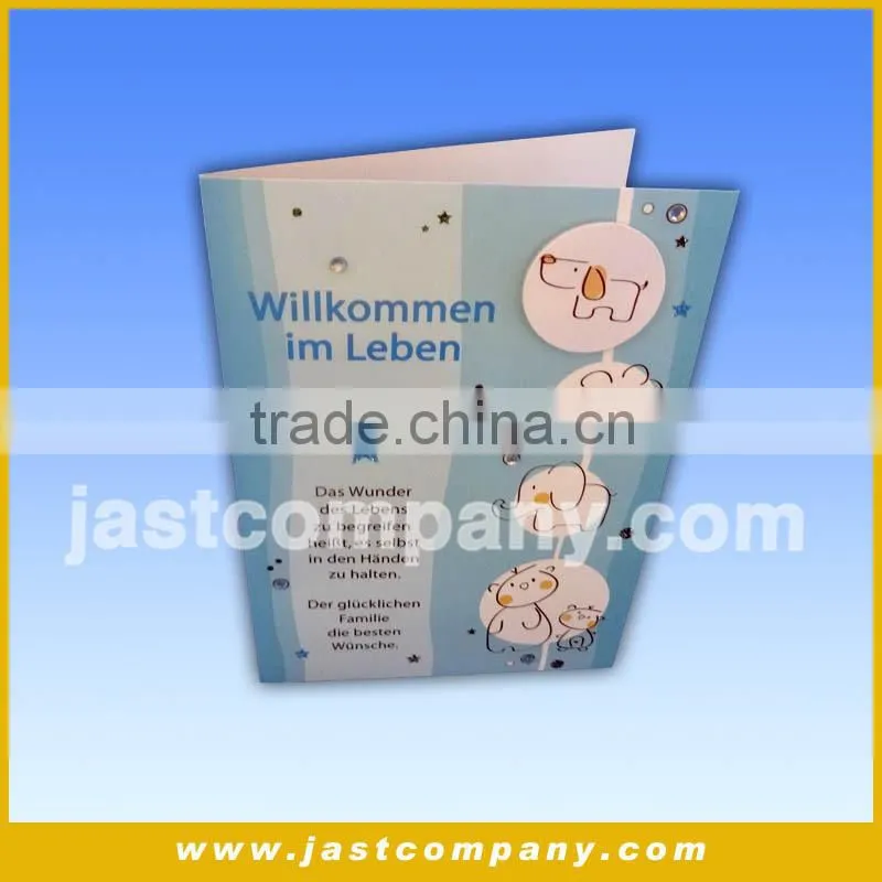 Hot selling wedding card, High grade wedding card for gift, wedding card