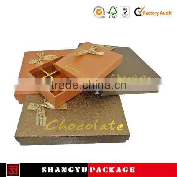 cardboard chocolate box china manufacturer