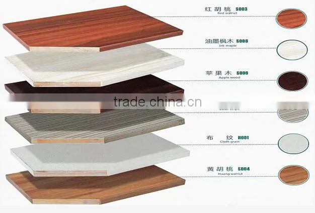 2015 newest style wood conference table with metal leg