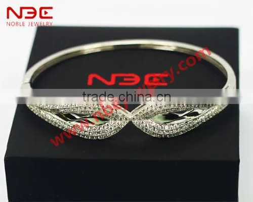 Factory offer hot sale bangle, 2013 new design silver bangle