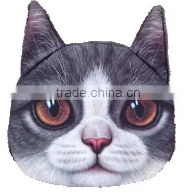 Eye-catching 3D Cute Lovely Children Coin Money Card Cat Zipper Purse