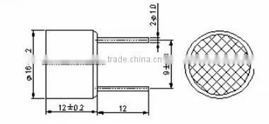 FBULS1612A 16mm 100khz aluminium combined ultrasonic sensor (FBELE)