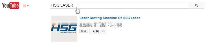500W fiber laser cutting machine with Raycus/IPG/ROFIN laser source