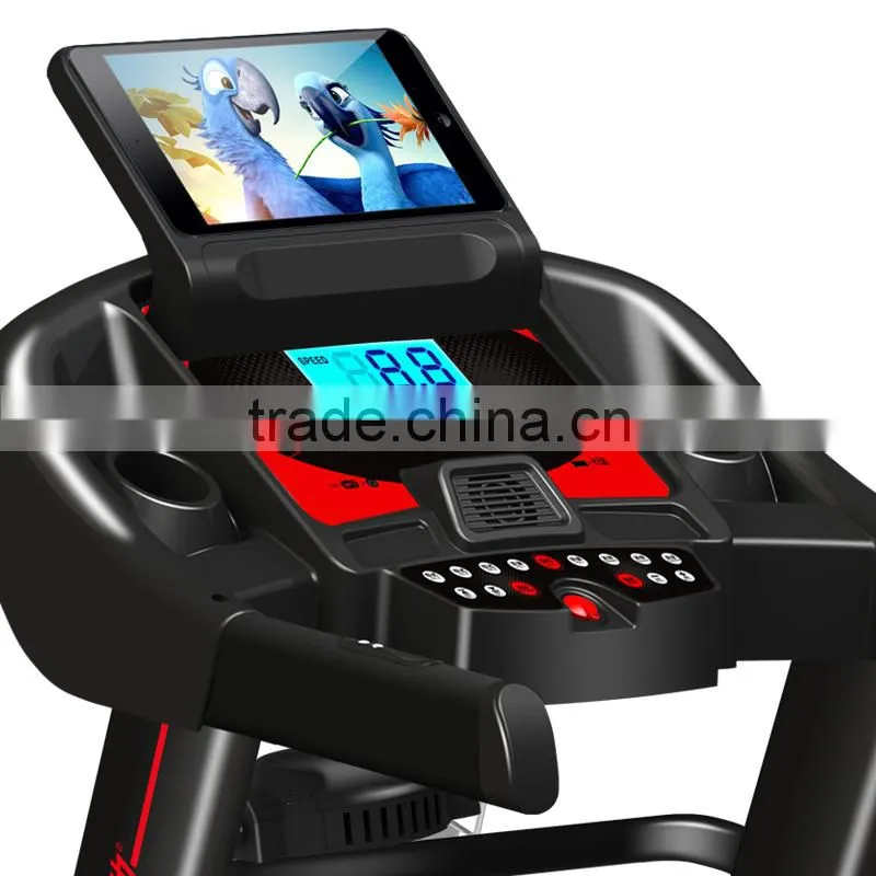 home use motorized treadmill with massage and twister with wifi pad