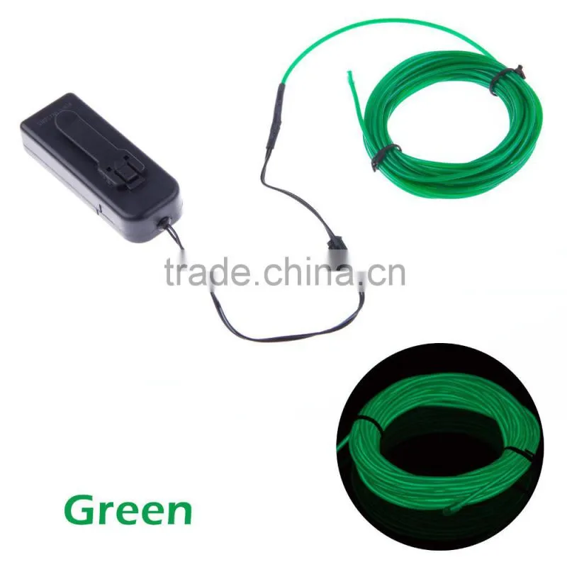 3M Flexible Neon Light Glow EL Wire Rope Car Party Different Colors