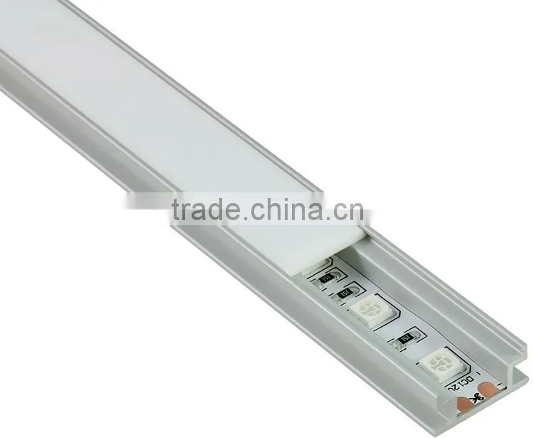 China factory price h type aluminium profile led for flooring lights