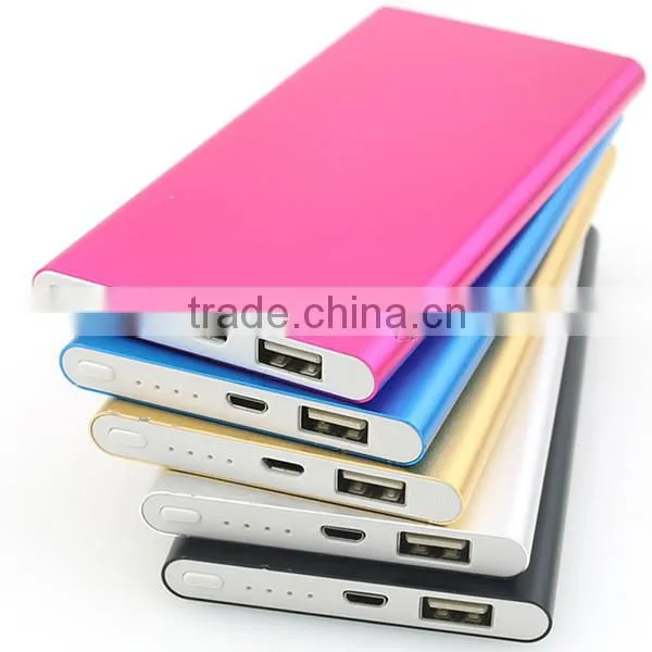 Universal Mobile Power Bank Solar Charger 5000mAh Black