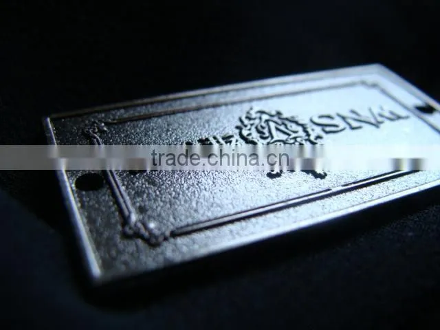 High quality custom metal logo for handbags