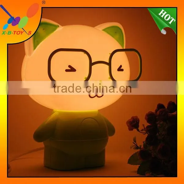 2014 New style! Factory directly sell table Lamp Promotion Gift, Big Glasses Super Cuddly Bear Night Light / Desk Lamp.
