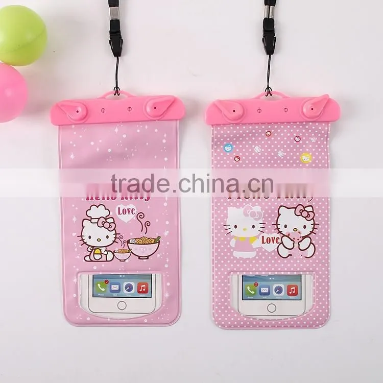 2016 new fashionable design waterproof transparent phone case