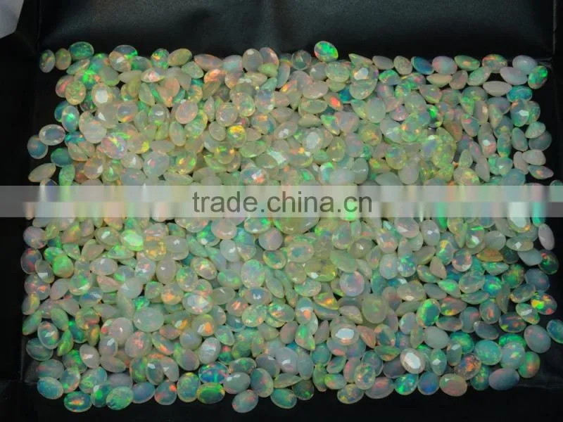 opal cabs, mixed shape, mm size