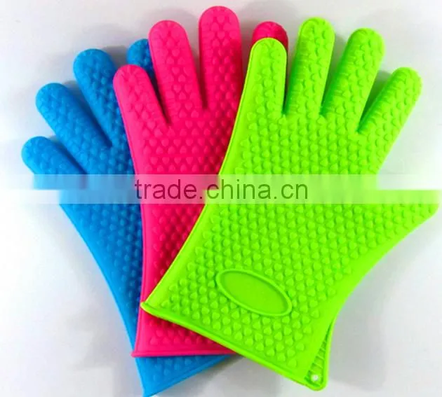 Kitchen Cooking Oven Heat Resistant Silicone Gloves