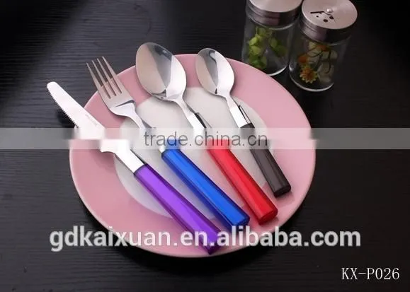 PS Plastic Handle Stainless Steel Cutlery