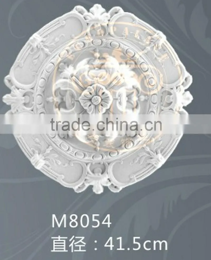 European style PU lamp panel/PU lamp medallion/pu ceiling lamp plate/pu ceiling medallions