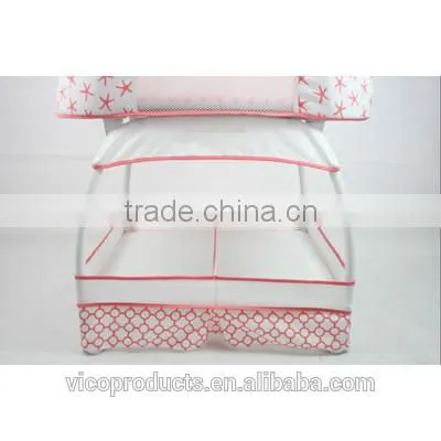 Manufacturer Portable Lightweight Swing Baby Bed with Canopy and Storage Basket Rocking Bed for Baby Cradle
