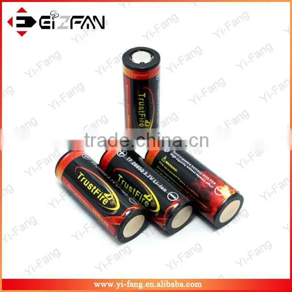 Trustfire 26650 5000mAh 3.7V li-ion Protected Battery