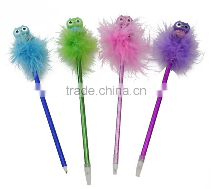 2016 promotion feather bird pen/fancy pen