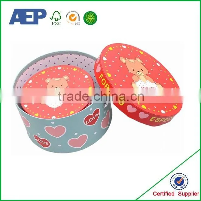 new design custom round tea packaging box with high quality