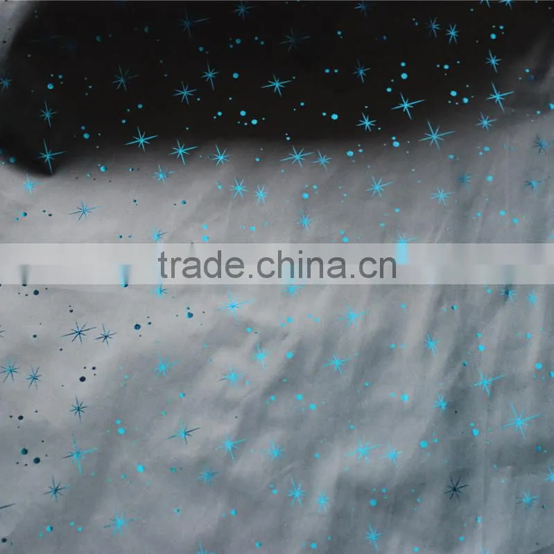 New Arrival 100% polyester bronzed fabric for women dress or decorative