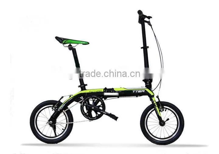 14" foldable bicycle mini bikes 9.5KG suitable for ladies and children