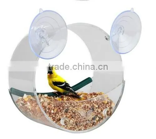 wholesale acrylic modern bird feeders