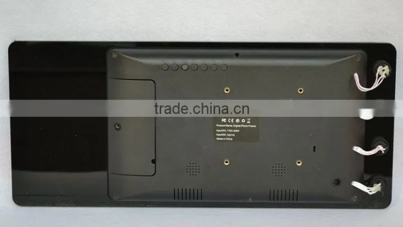 10 inch multi push button lcd digital pop displays with open frame case