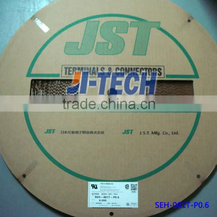 2.5mm pitch electronic component wire to board crimp connector JST EH series SEH-001T-P0.6 crimp terminal connector