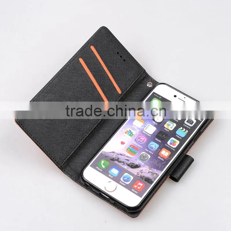 Mobile phone bag card holder case book wallet case for One Plus cases Kooso Korean Koo Book PU leather case for One Plus One