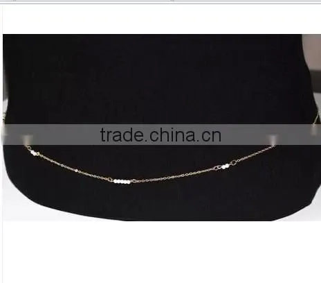 Fashion sexy pearl body chain belly chain