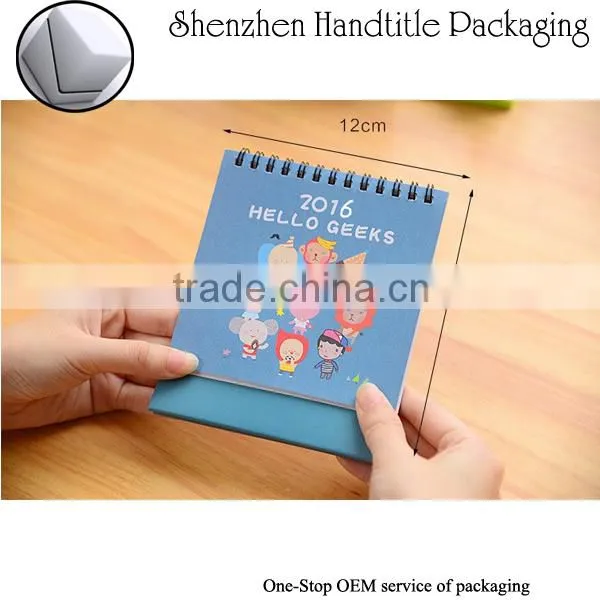 2016 wholesale OEM monthly, yearly magnetic calendar for refrigerator
