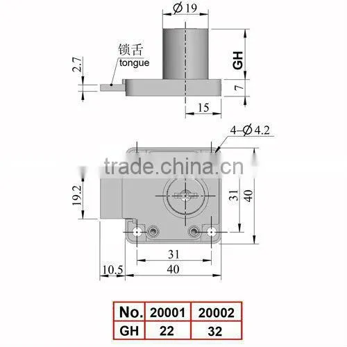 Furniture lock
