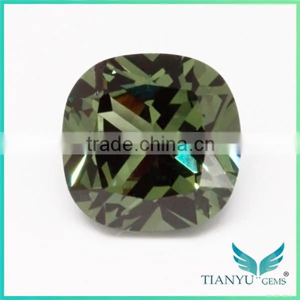 Wuzhou Gems Processing Loose Synthetic #149 Light Green Nano Spinel
