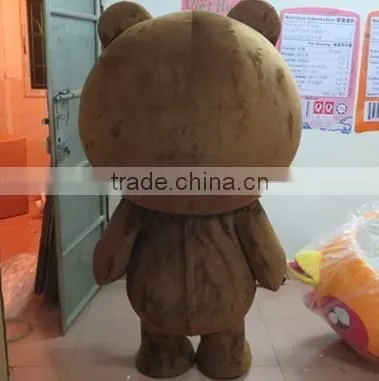 Funny rabbit ear teddy bear mascot costume/mascot costume/mascot