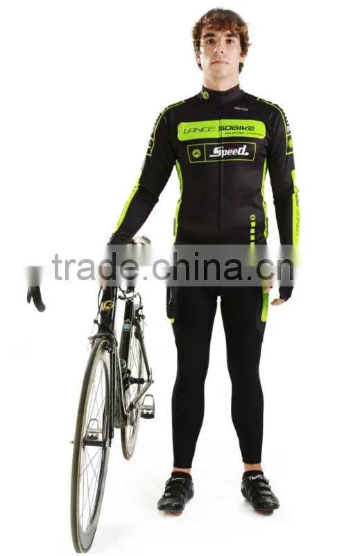 full sleeve Soft shell solid cutting Cycle friendly cut high visibility light weight men cycling
